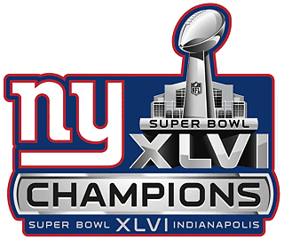 New York Giants 2012 Champion Logo iron on transfers for fabric